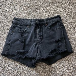 Pacsun Black Jean Shorts